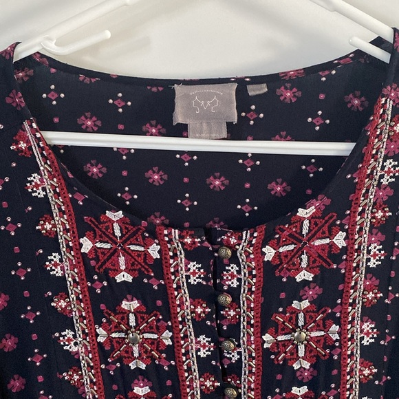 Anthropologie Vanessa Virginia Kaleidoscope Dress - Picture 3 of 11